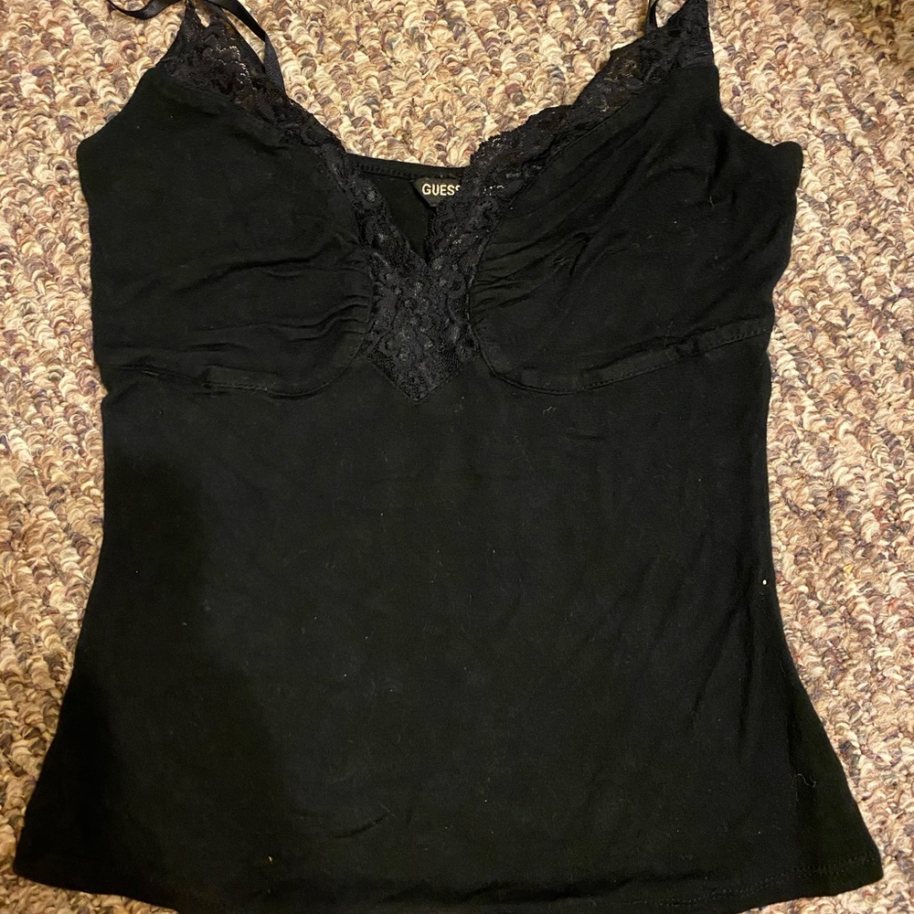 Guess lace trim cami